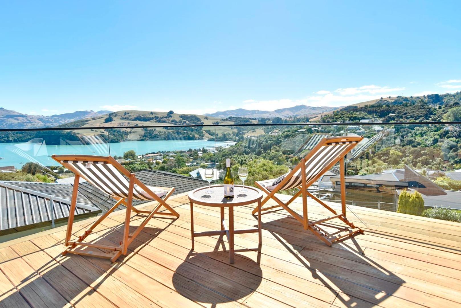 Akaroa Harbour View - Christchurch Holiday Homes Kültér fotó