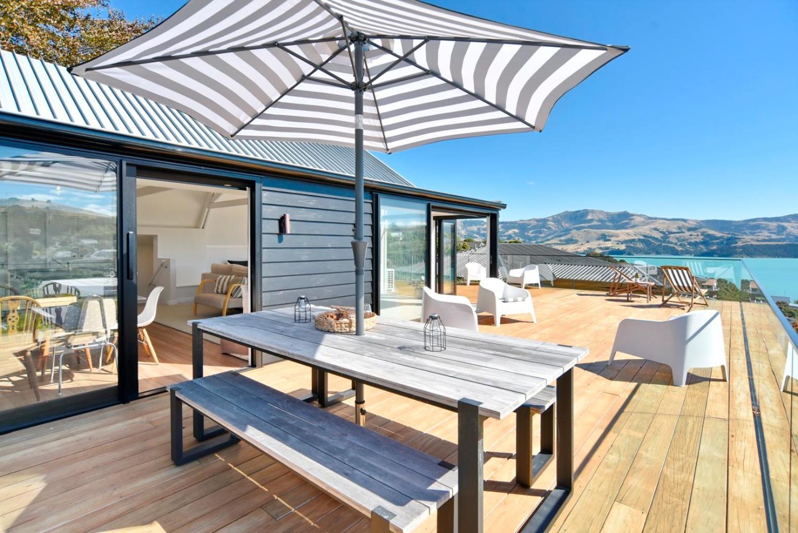 Akaroa Harbour View - Christchurch Holiday Homes Kültér fotó