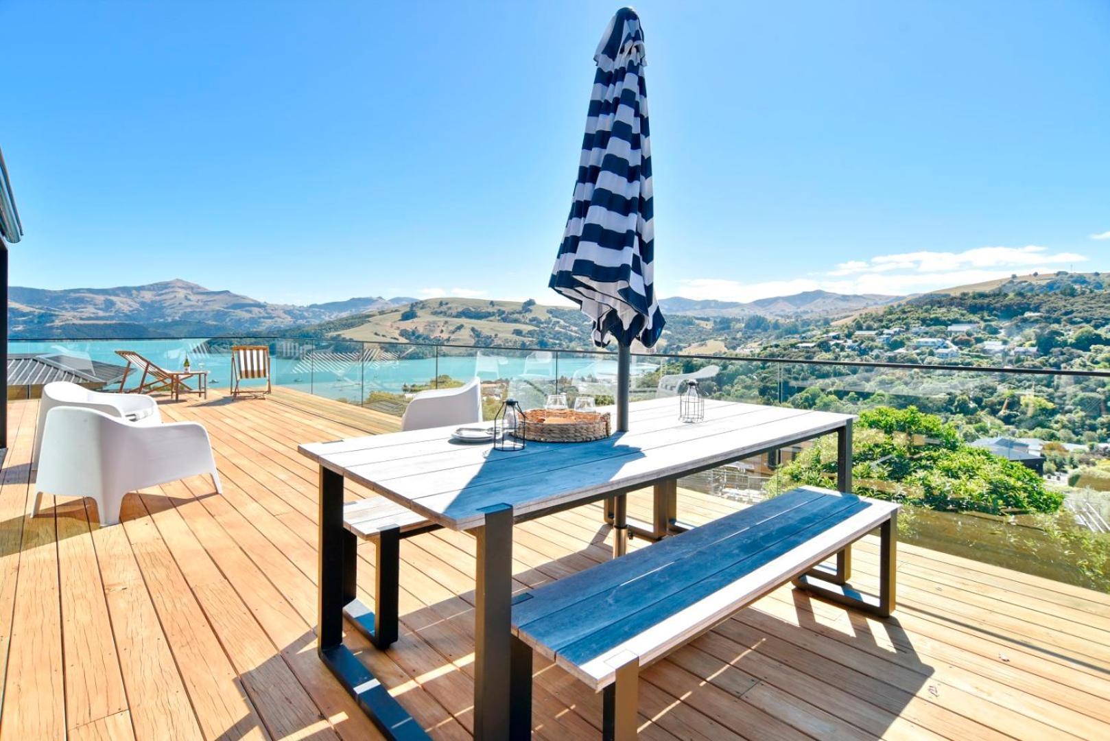Akaroa Harbour View - Christchurch Holiday Homes Kültér fotó
