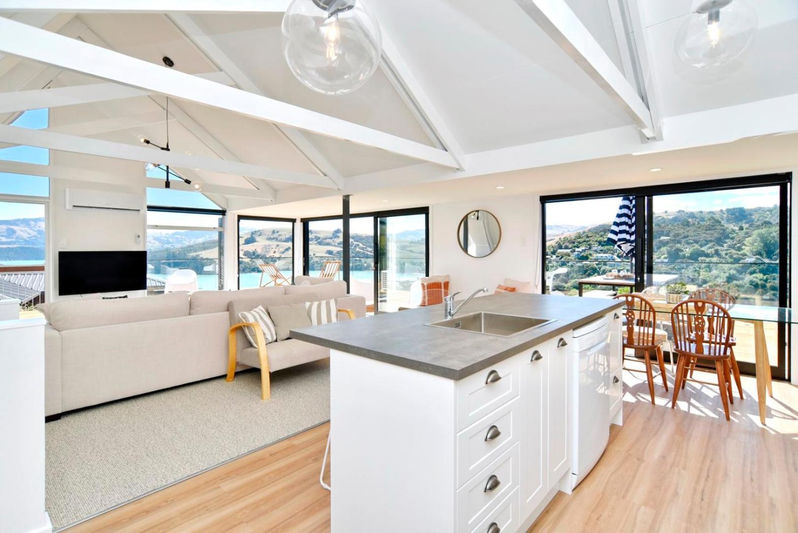 Akaroa Harbour View - Christchurch Holiday Homes Kültér fotó